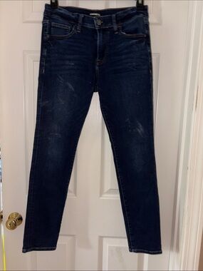 Express Men's Skinny Jeans in Dark Blue